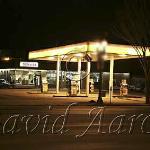 One of the last full service gas stations in Edmonton.  Demolished 2013.  Platz service station